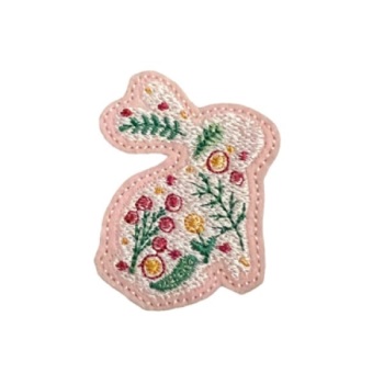 Floral Bunny Feltie