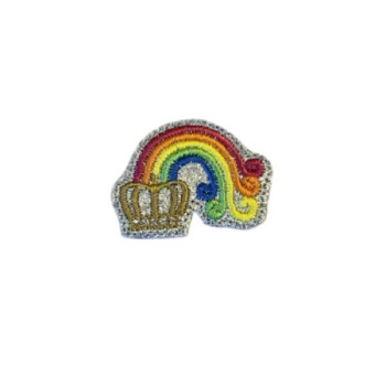 Rainbow Crown Feltie