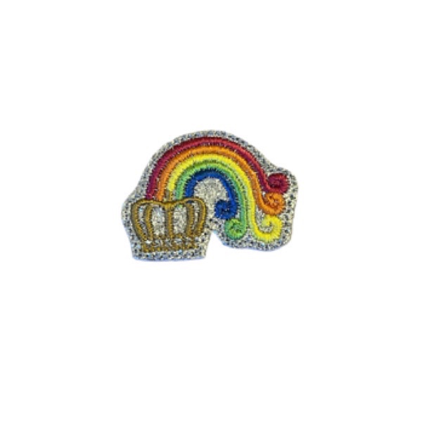 Rainbow Crown Feltie