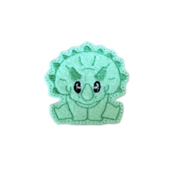 Sitting Dinosaur Feltie Mint