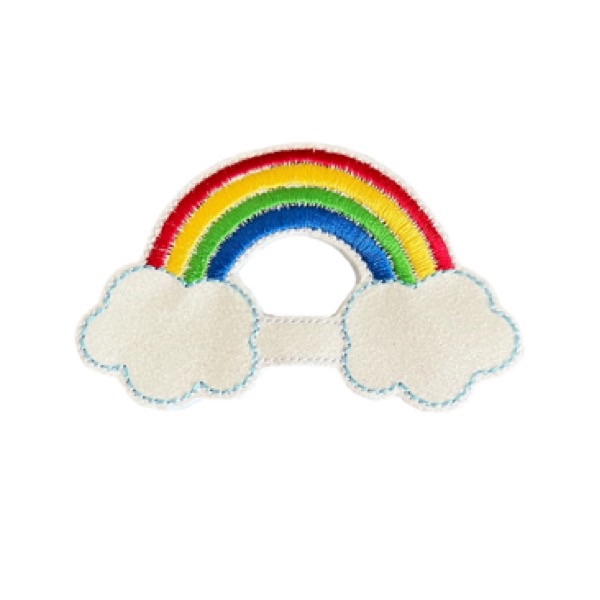 Rainbow Bow Tails Traditionally 