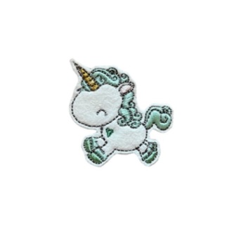 Dreaming Unicorn Feltie Green