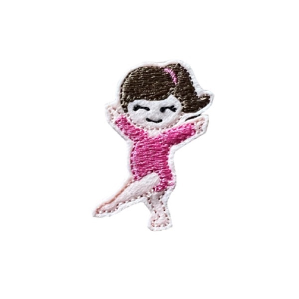 Gymnastics Girl Feltie Pink