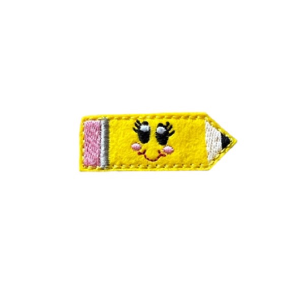 Happy pencil feltie