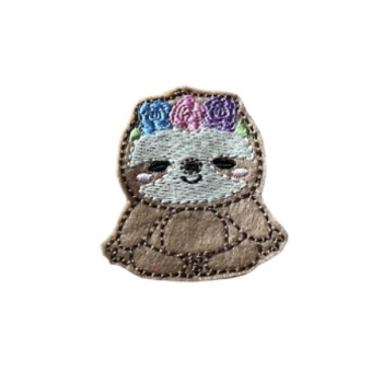 Girl sloth feltie