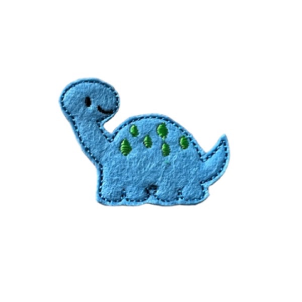 Dinosaur feltie blue