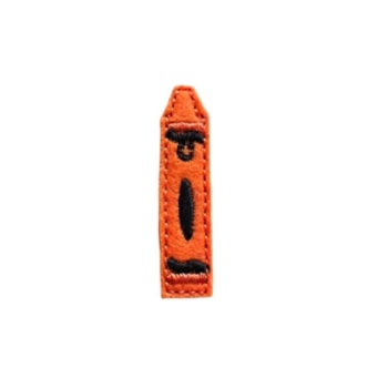 Crayon Feltie Orange