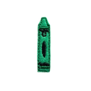 Crayon Feltie Green