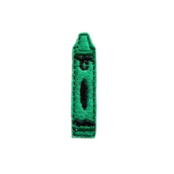 Crayon Feltie Green