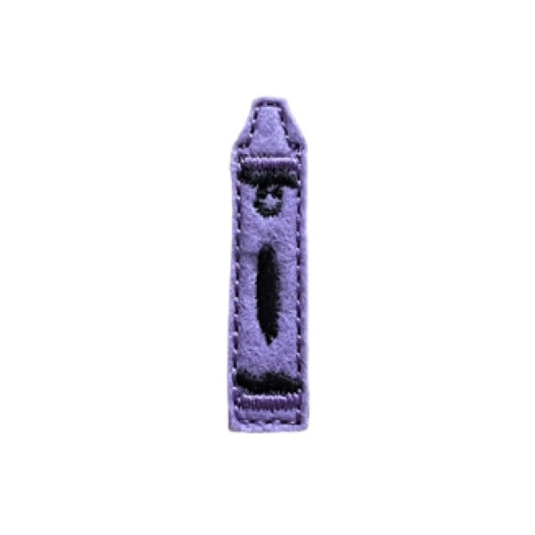 Crayon Feltie Purple