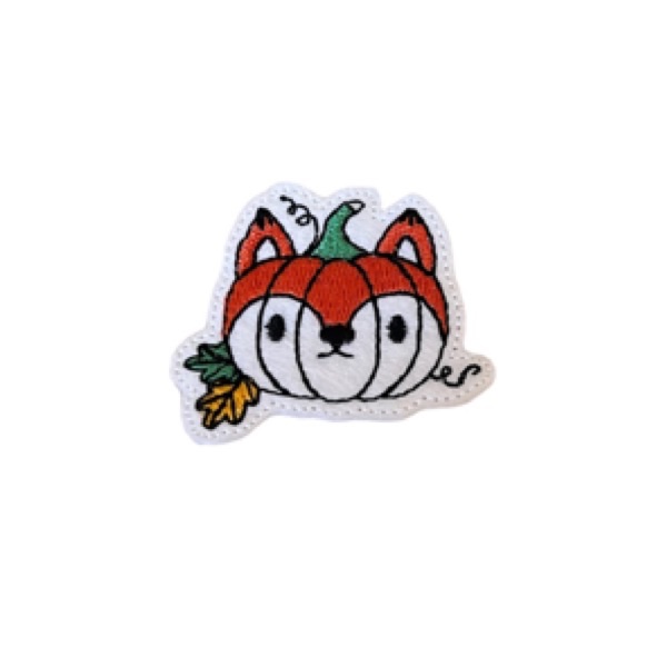 Fox Pumpkin Feltie