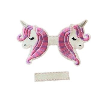 Unicorn tail bow parts pink and lilac