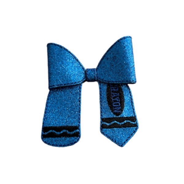Crayon Bow Parts 3” Royal Blue