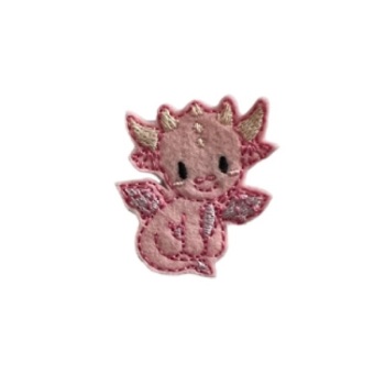 Dragon Feltie Pink
