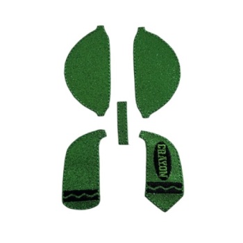 Crayon Bow Parts 3” Green