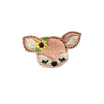 Gentle Deer Head Feltie