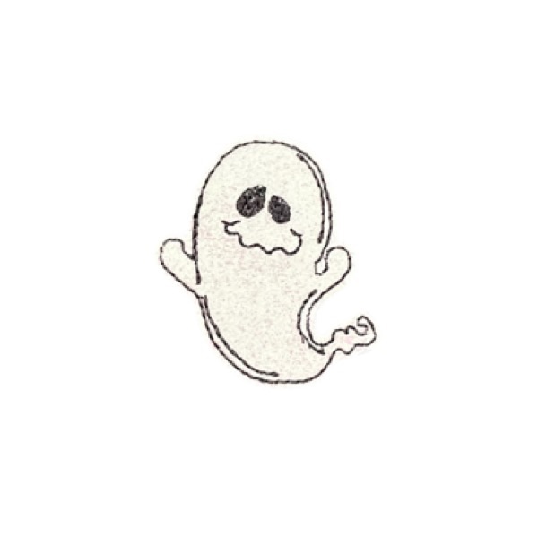 Glitter Ghost Feltie