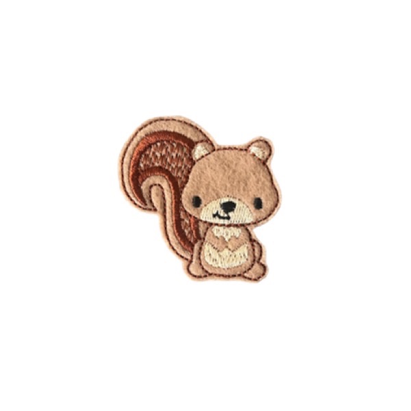 Squirrel Feltie Brown