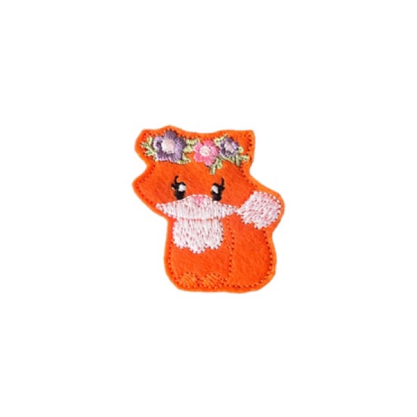 Woodland fox feltie