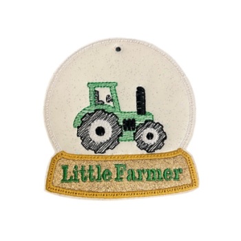 Little Farmer Snowglobe Green