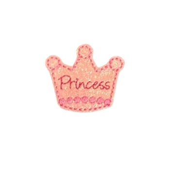 Princess Crown Pink Glitter