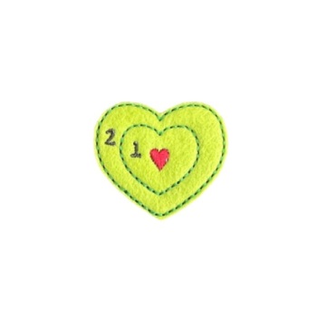 Mean Heart Feltie
