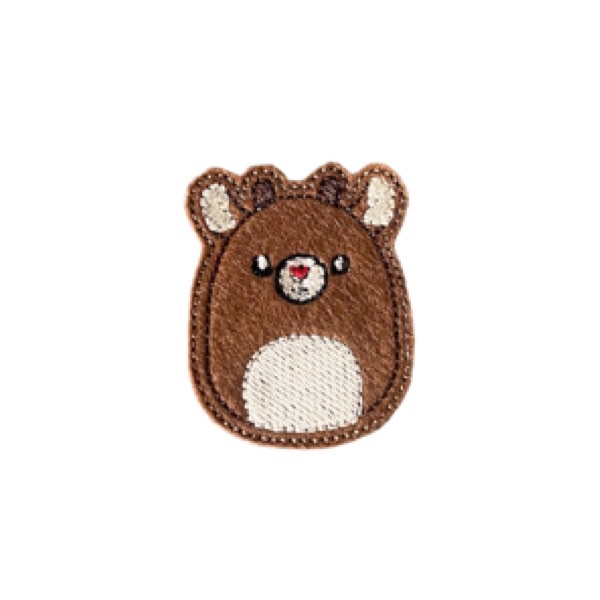 Squishmallow Boy Reindeer Feltie