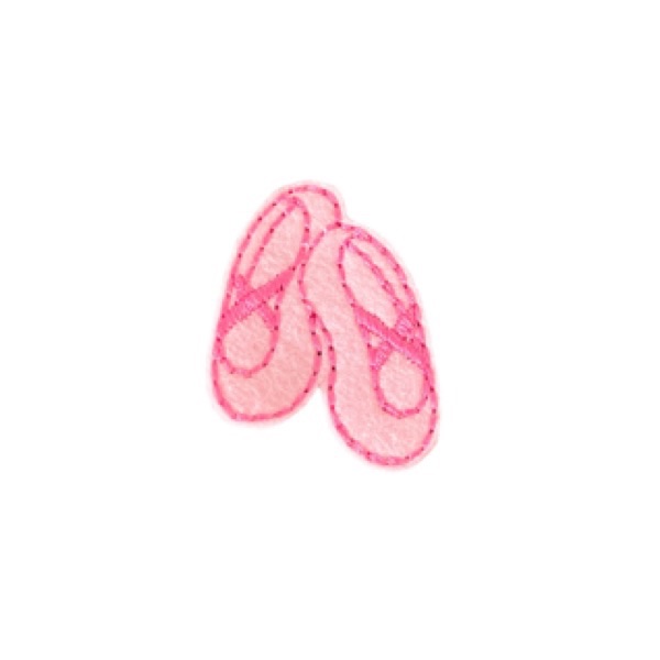 Ballet shoe feltie