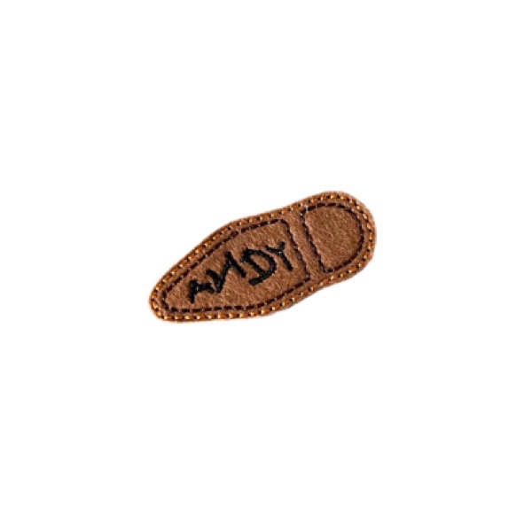 Foot print feltie brown
