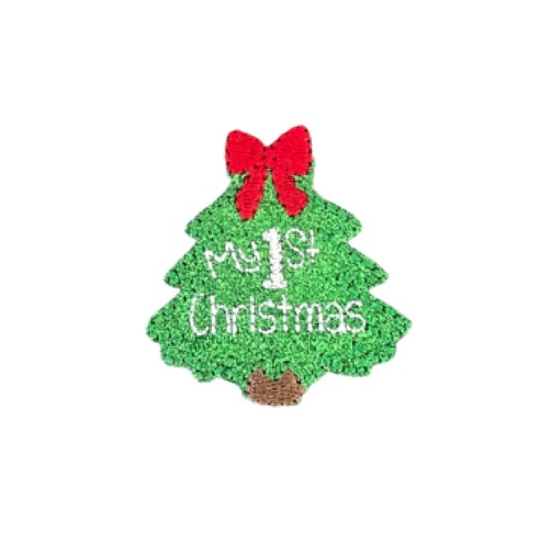 My 1st christmas glitter feltie