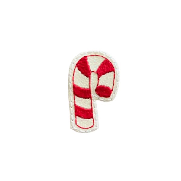 Candy cane red feltie