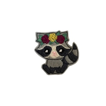 Raccoon Floral Feltie