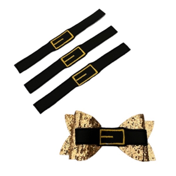 Santa Belt Bow Parts