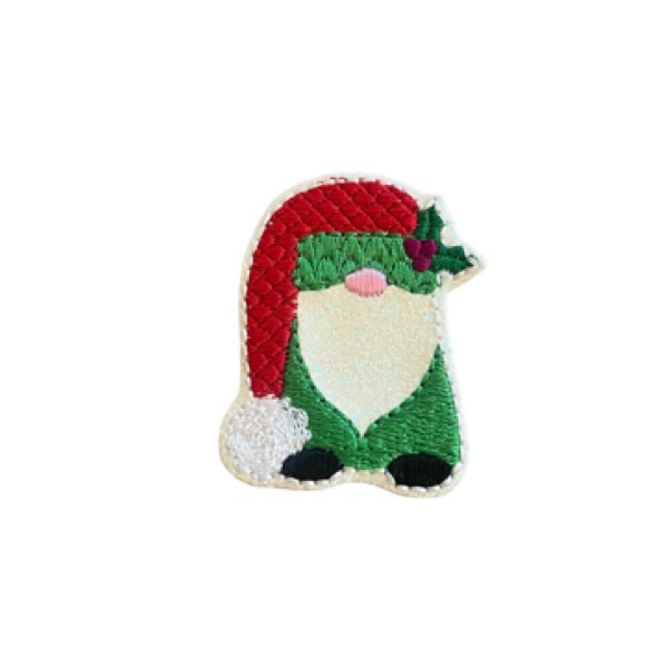 Christmas Gnome Feltie Green