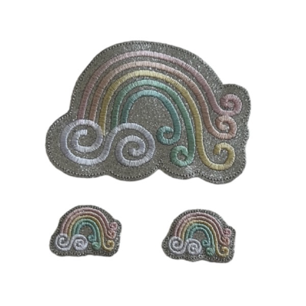Sparkly Swirly Rainbow Feltie Bundle