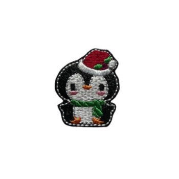 Penguin In Santa Hat Feltie