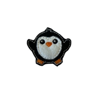 Cute little penguin feltie