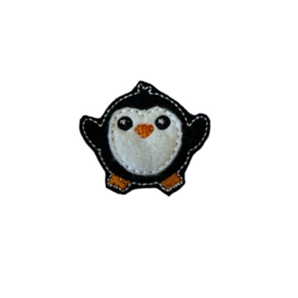 Cute little penguin feltie