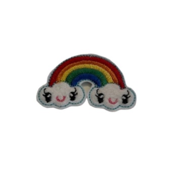 Happy rainbow feltie (bright)
