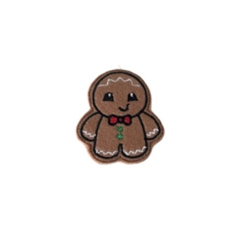 Chunky Gingerbread Man Feltie