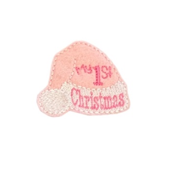 My 1st Christmas Santa Hat Pink