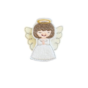 Angel Feltie White/brown