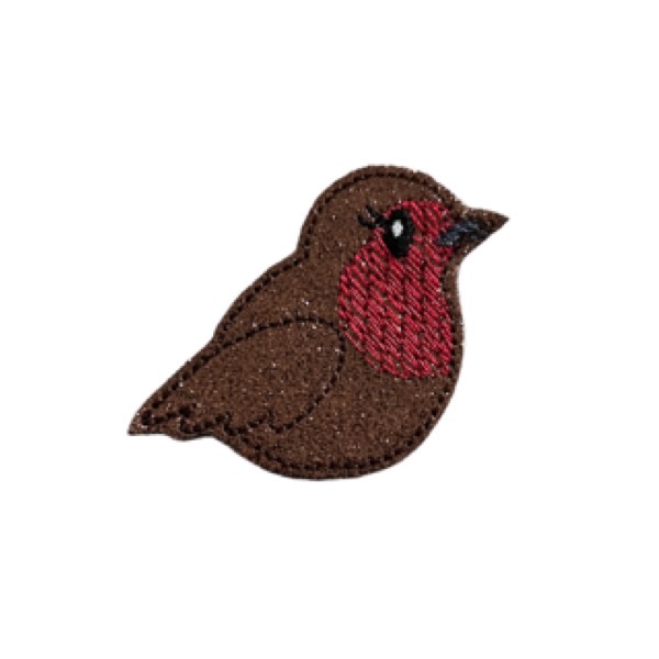 Robbin Glitter Feltie