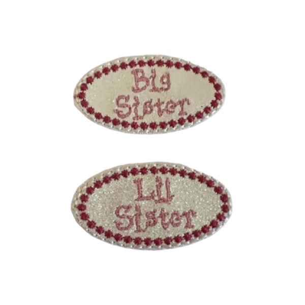 Big Sister & Lil Sister Feltie Set