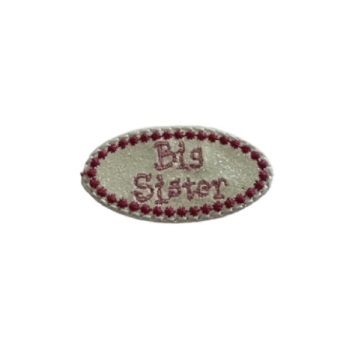 Big Sister Feltie Pink