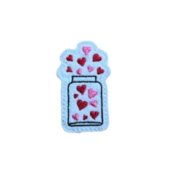 Jar Of Hearts Feltie