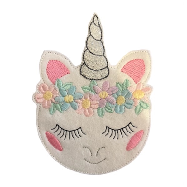 Sleeping Unicorn XL pastel glitter