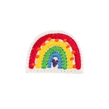 Dot Rainbow Feltie Bright