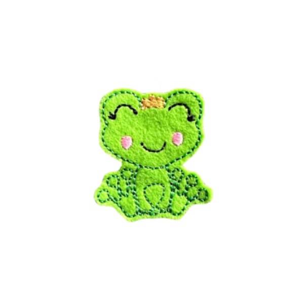 Frog prince feltie
