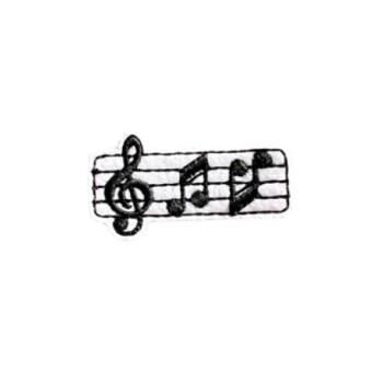 Musical note feltie
